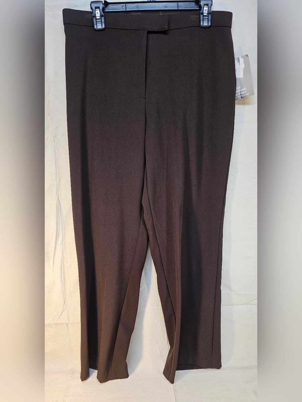 Sag Harbor The Slimming Solution Women's Brown Dress Pants Size 12P
